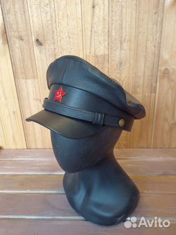 Кепка фуражка Нквд кожаная Арт.Фк78