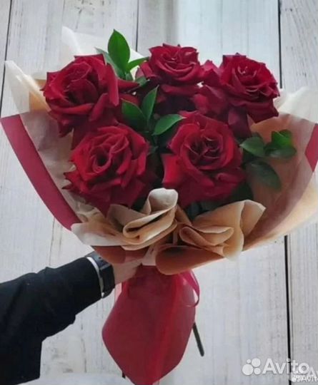 Французские розы Букет Доставка Самовывоз