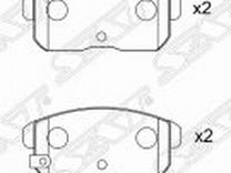 Колодки тормозные зад nissan bluebird U14 96-01/ce