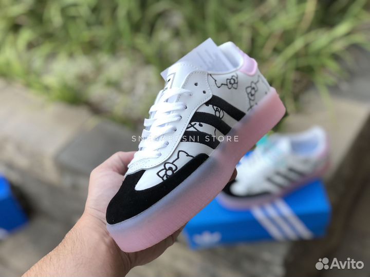 Кроссовки Adidas Samba Rose Hello Kitty