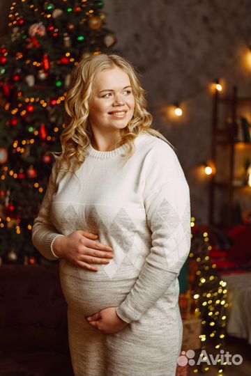 Платье женское тёплое 52