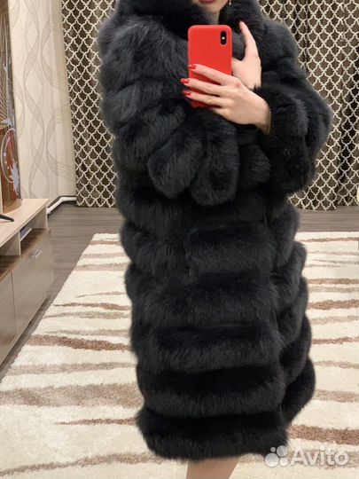 Шуба из песца