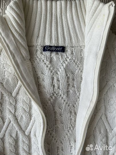 Кофта на молнии для девочки 122 Gulliver