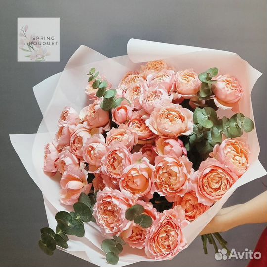 101 роза Цветы