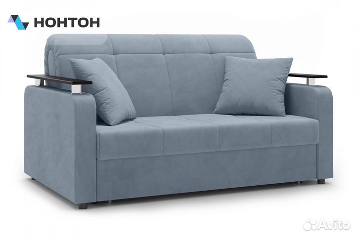 Диван аккордеон Остин светло-серый