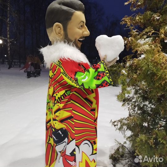 Ростовая кукла, звезды, шуточный стриптиз