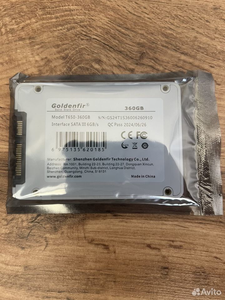 Ssd goldenfir 360gb SATA 2.5