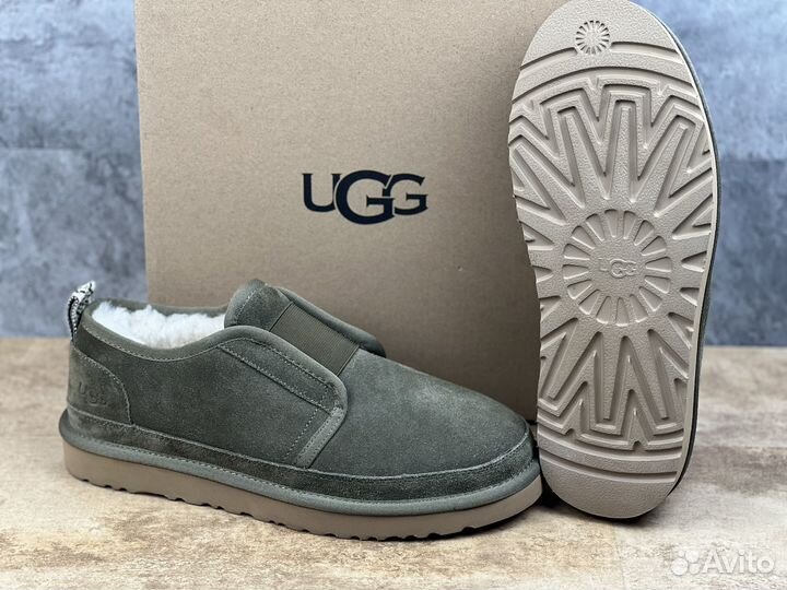 Угги Ugg Mens Slippers Flex Khaki