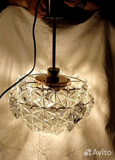 Люстра хрустальная Винтаж Искра СССР