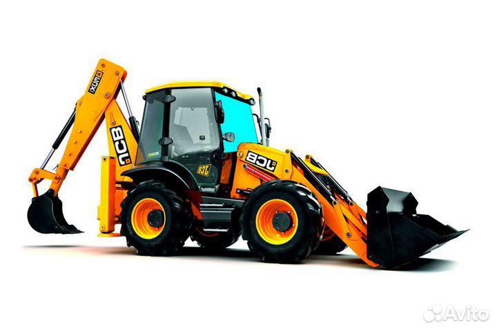 Аренда и услуги трактора, экскаватор-погрузчик JCB