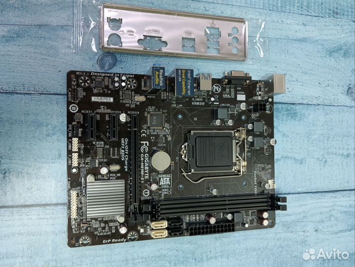 Новая материнская плата Gigabyte GA-H81M-S1 (1150)