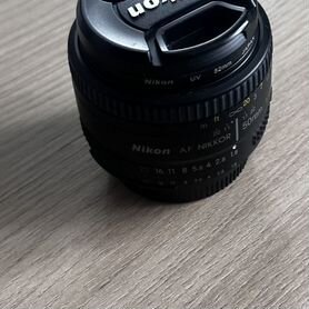 Объектив nikkor lens AF 50mm f/1.8D