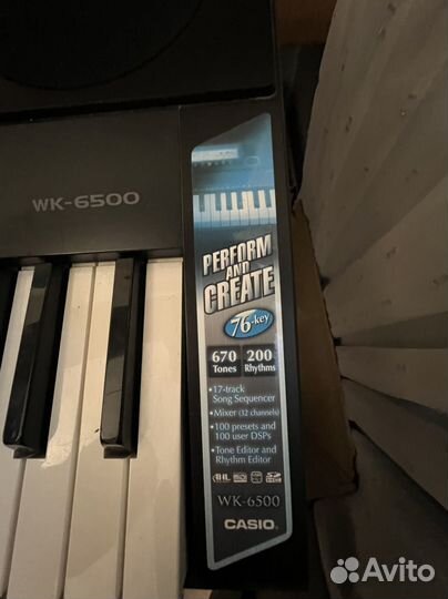 Синтезатор casio WK-6500