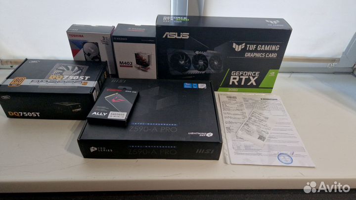 Игровой компьютер. Z590, i5-11400,16GB -4000mhz