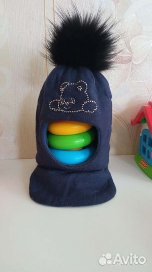 Шапка шлем для мальчика