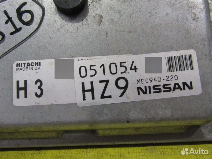 Эбу двигателем Nissan Qashqai 10-14 г 85516