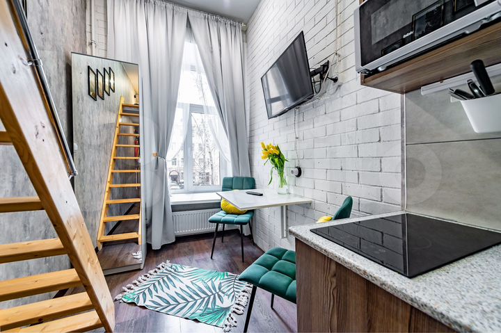 Квартира-студия, 15,5 м², 2/4 эт.