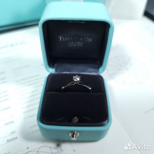 Кольцо Tiffany & Co 0.28 ct