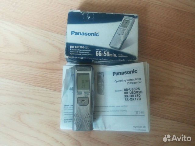Диктофон Panasonic rr-qr180