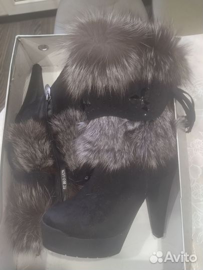 Ботильоны зимние