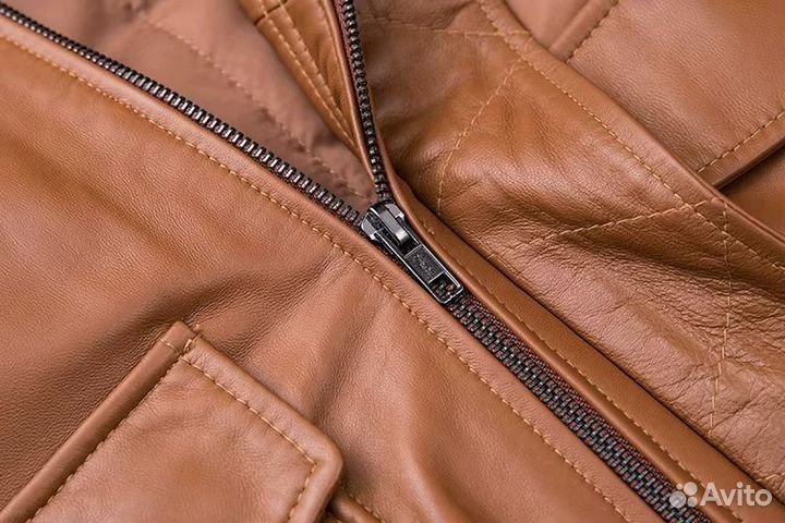 Мужская куртка из натуральной кожи