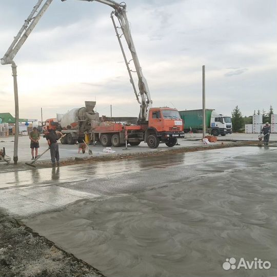 Бетон с доставкой в миксерах