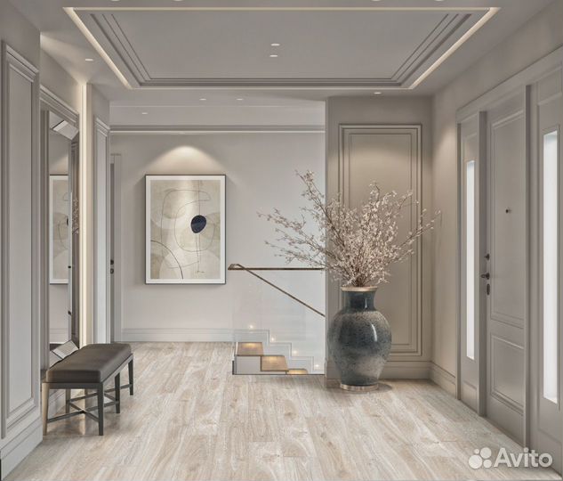 Кварц виниловая замковая плитка Дуб Ампир 43 Класс