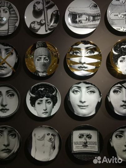 Тарелка декоративная Piero Fornasetti Форназетти