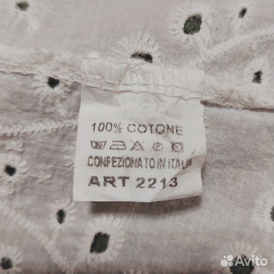 Платье-рубашка Решелье, Италия, 100 хлопок, новое