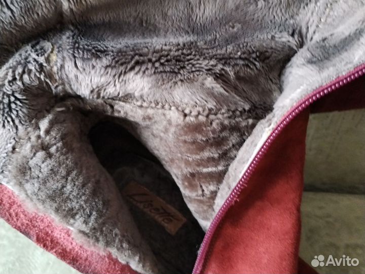 Сапоги женские зимние натуральная замша 37 р