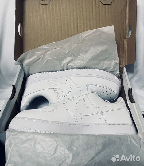 Nike Air Force 1 кроссовки мужские белые