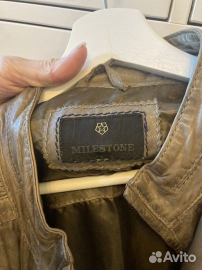 Куртка кожаная Milestone р 50