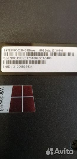 Ноутбук packard bell
