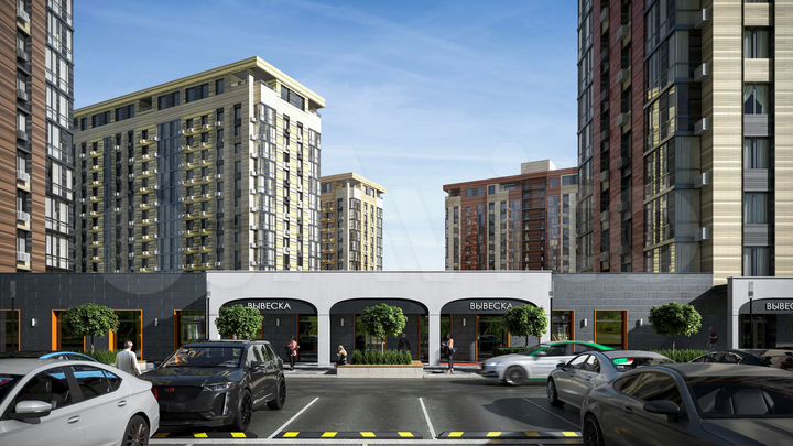 2-к. квартира, 65,2 м², 11/14 эт.