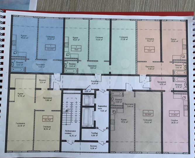 1-к. квартира, 50 м², 3/15 эт.