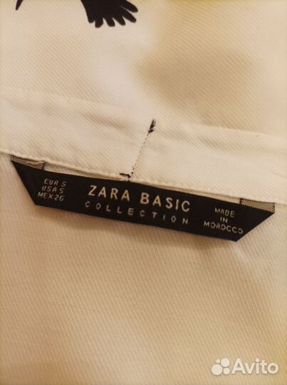 Рубашка блуза zara