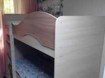 Детская двухярусная кровать с матрасом бу