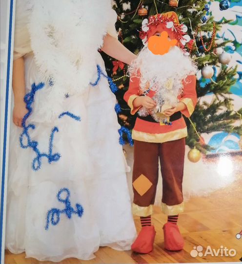 Карнавальный костюм гномик, гном