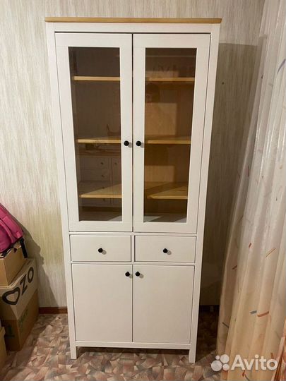 Шкаф-витрина / буфет как IKEA Hemnes