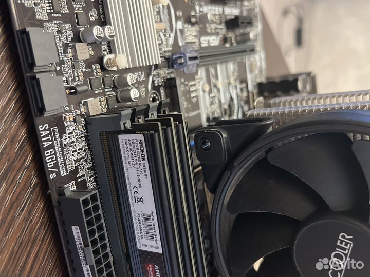 Комплект: процессор, сатеринка, озу