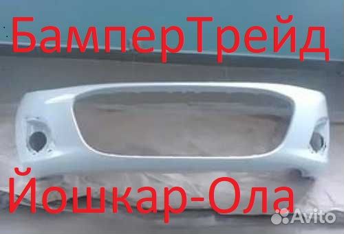 Бампер передний Лада Калина 2/ цвет Белый 221