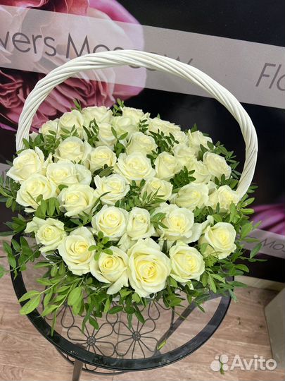 Цветы Букеты Роза с доставкой по Москве