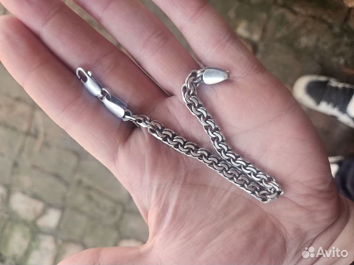 Серебряный браслет 21,5*6