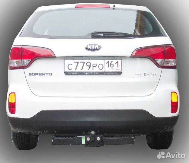 Фаркоп на Hyundai Santa Fe 12-18 / Kia Sorento 4