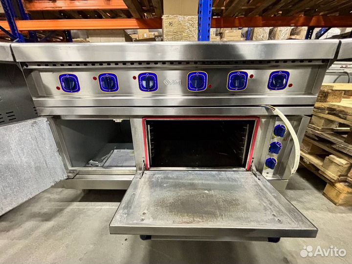 Плита на 6 конфорок Abat