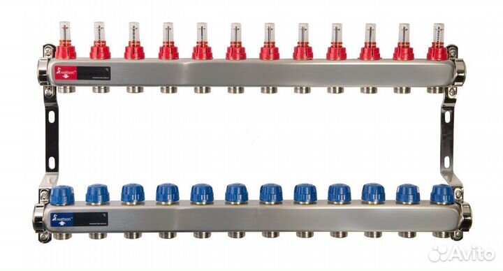 Коллектор для Теплого пола 12 вых Varmega нержав