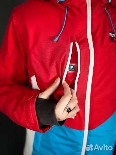 Куртка горнолыжная унисекс Running River Красная