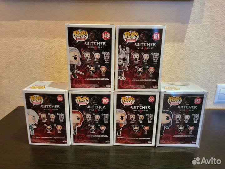 Фигурки the wither 3 funko pop