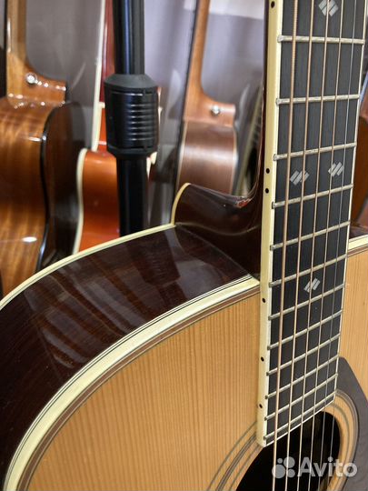 Гитара yamaha L6 (верх+низ массив)