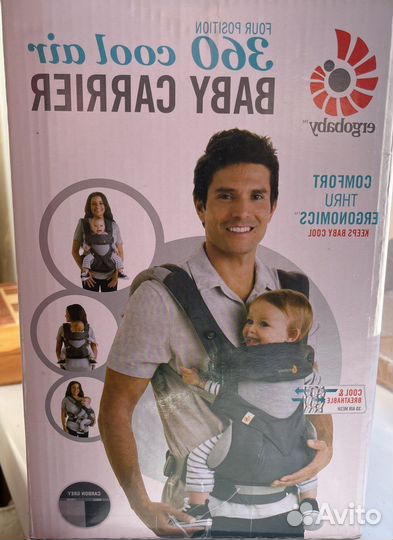 Эргорюкзак ergobaby 360 cool air